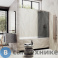картинка Шторка для ванны в профиле MaybahGlass 1400*400 Стекло 8 мм Графит (MGV-78-2ш)