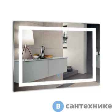 картинка Зеркало AZARIO Ливия 1000*800 сенсор выкл (ФР-00001225)