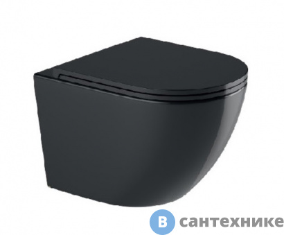 картинка Унитаз с инсталляцией WELTWASSER и кнопкой смыва (MARBERG 507 + MERZBACH 043 GL-BL + MAR 507 RD GL-WT)