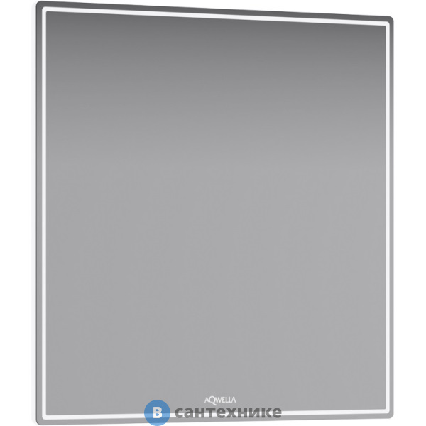 Зеркало Aqwella UM0207 (70*70) (подсветка, квадратное)