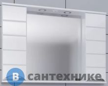 Зеркало СанТа Родос-100 свет (106018)