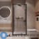 картинка Душевое ограждение Niagara NG-85-8AB-A90B-34 (80*90*195) прямоугол., распашная, черный матов, стекло прозрачн, без поддона