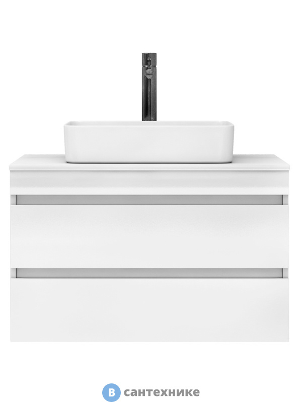 Тумба под раковину VIGO Urban 800-0-2 со столешницей подвесная (умыв. Urban) (tp.URB.80.2Y)