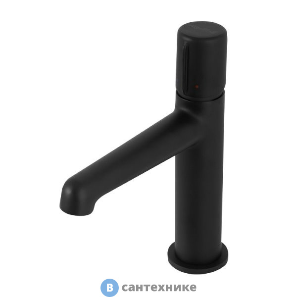 Смеситель BelBagno UNO UNO-LVM-NERO для раковины с донным клапаном, чёрный