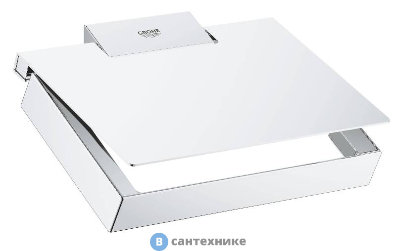 Держатель Grohe 40781000 Selection Cube для бумаги с крышкой