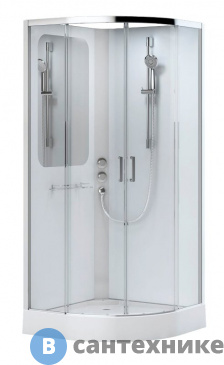 картинка Душевая кабина Acquazzone Bogema 90BK
