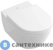 Унитаз подвесной Villeroy & Boch Subway 2.0 5614R001 альпийский белый, без сиденья
