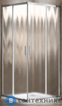 картинка Душевой уголок Vincea Garda VSS-1G1012CH, 1200*1000, хром, стекло шиншилла, без поддона