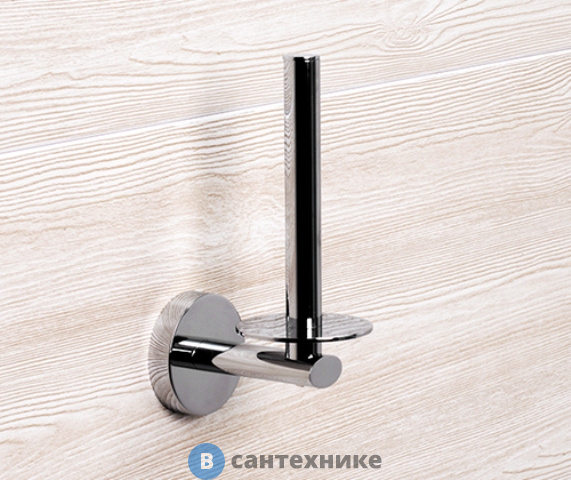 Держатель туалетной бумаги WasserKRAFT Rhein K-6297 металл, хромоникелевое покрытие