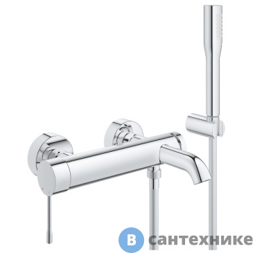 картинка Смеситель Grohe 33628001 Essence+ для ванны с душ.гарн.