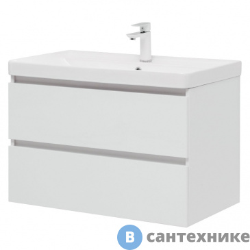 картинка Тумба под раковину Aquanet Вега 80 (2 ящика) (308334)