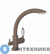 Смеситель FLORENTINA ШАЛЕ FL коричневый для кухни (333.25H.2113.105)