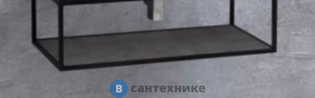 Вставка Cezares в дно сварного металлического каркаса под раковину CADRO-100-MENS-NERO Nero (96х42х1,6)