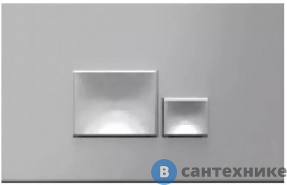 картинка Клавиша смыва ISVEA Axis Piazza 54MJ0102I для инсталляции, двойной смыв, глянцевый хром