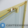 картинка Душевое ограждение Grossman Cosmo 300.K33.02.1010.32.00 (100х100х195) квадрат, раздвижная, золото сатин, стекло прозрачное
