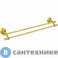 картинка Полотенцедержатель Cezares APHRODITE-TD07-03/24-M двойной, золото
