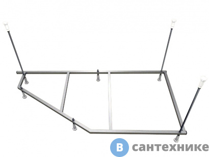 картинка Сборный каркас AZARIO KAPRIS к ванне 160 см (шпильки) универсальный (AV.0001160K)