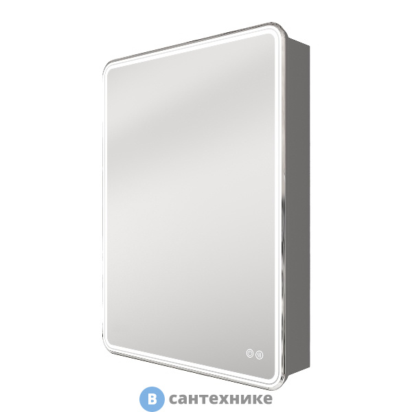 Зеркальный шкаф AZARIO "Air" 1П 600*800 с подсветкой + подогрев (CS00084317)