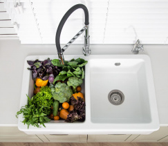 Как установить мойку под столешницу