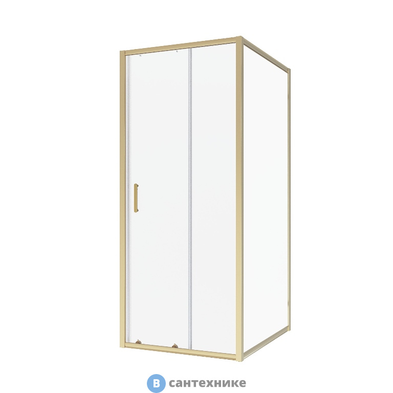 Душевое ограждение Niagara NG-42-9AG-A80G (90*80*190) прямоугольник, дверь раздвижная