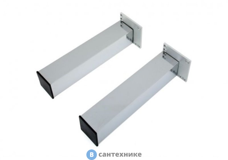 Комплект ножек 200 мм хром. (2 шт.) (198800) Aquanet