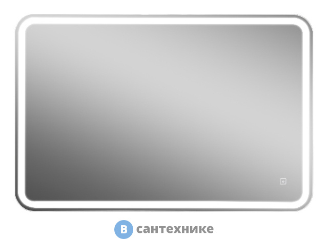 Зеркало-шкаф Континент Tokio LED 900X530 с розеткой (МВК010)