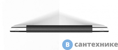 картинка Поручень Black&White SN-1155 угловой (350x25), цвет RAL 7021