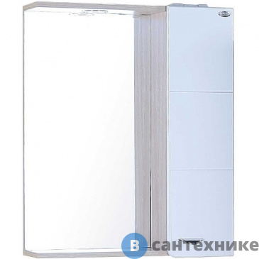 картинка Шкаф-зеркало Onika СТИЛЬ 58.01 Пр. /580х166х716/ (205833)