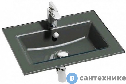 картинка Раковина на столешницу Jacob Delafon VOX EB2105-DD2 стеклянная /60/ (серая)