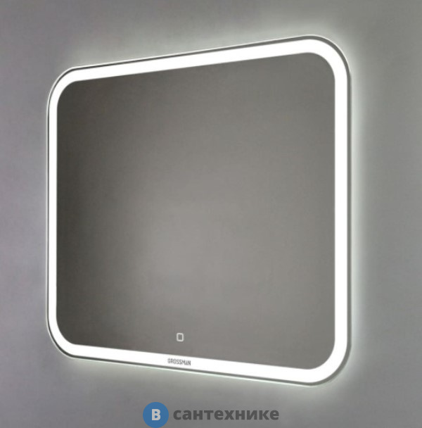 Зеркало Grossman COMFORT (800*680) с сенсорным выключателем