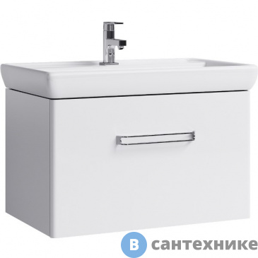 картинка Тумба под раковину Aqwella NEO 80 NEO01081 (подвесная, белый)