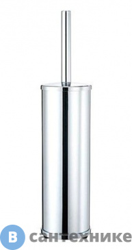 картинка Щетка для унитаза WasserKRAFT K-1027 напольная металл, хромоникелевое покрытие