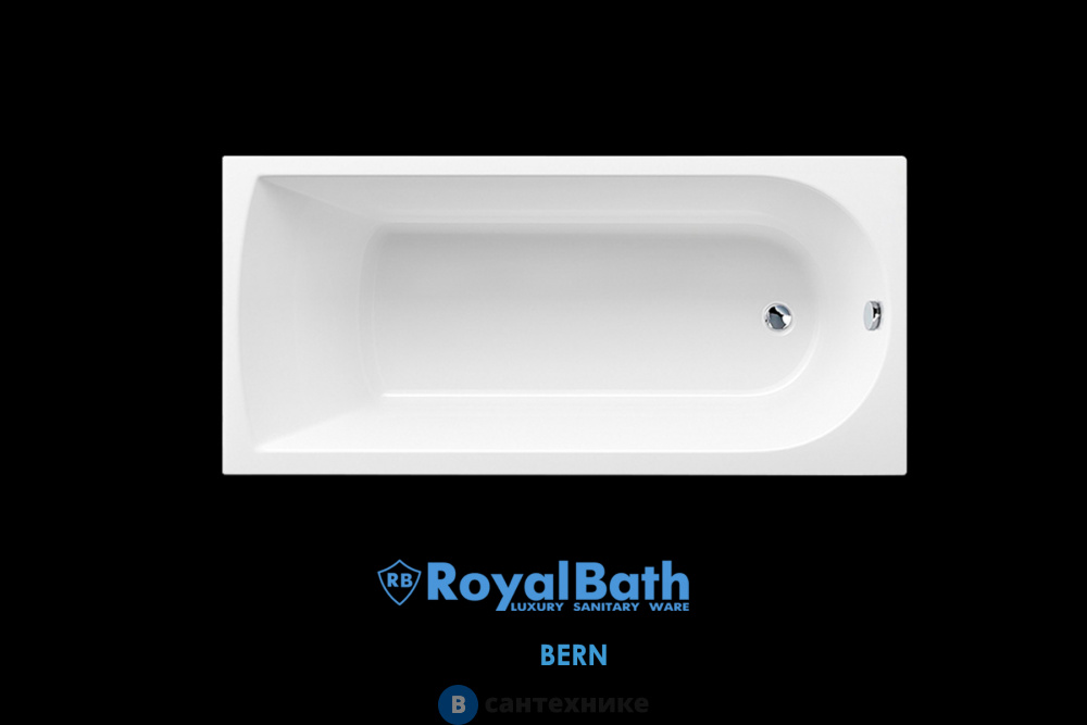 Акриловая ванна Royal Bath BERN RB974101 170x70x58