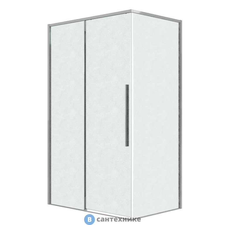 Душевое ограждение Grossman Galaxy 120.K33.01.1190.10.02 (110*90*195) хром, стекло шиншилла, без поддона