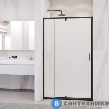 картинка Душевая дверь RGW PA-008-B  100-110*195 чёрный/ матовое (350800801-24)