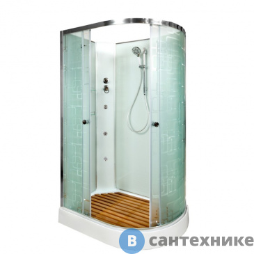 картинка Душевая кабина DTO EM1512LN с гидромассажем