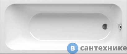 картинка Акриловая ванна Ravak CHROME 160х70 белая (C731000000)