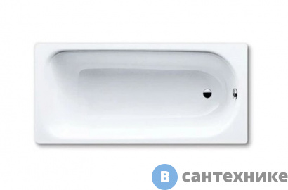 картинка Ванна стальная Kaldewei Eurowa ванна 311-1 160х70 (119712030001), без ножек