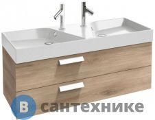 Тумба под раковину Jacob Delafon RYTHMIK EB1305-E10 квебекский дуб (119.5х45х42.4)