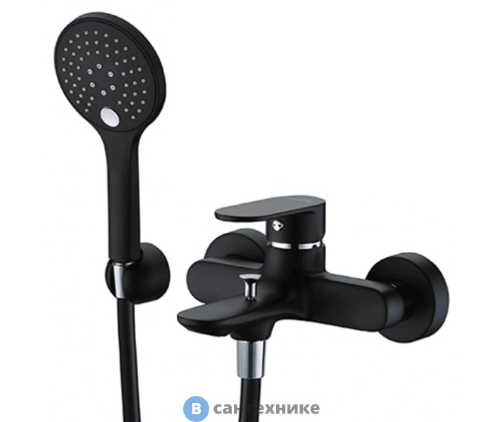 Смеситель WasserKRAFT Elbe 7401 для ванны с коротким изливом латунь, покрытие Soft-touch