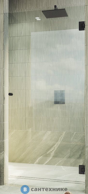 Душевая дверь на петлях MaybahGlass 1950*700 Стекло 8 мм Бесцветное (MGD-507-6)