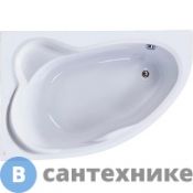 Акриловая ванна Roca LUNA 170x115 248640000 асимметричная, левая, без каркаса и сифона
