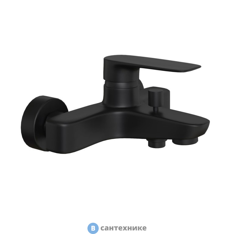 Смеситель Paini 09YO111 Nove для ванны без акс., чёрный