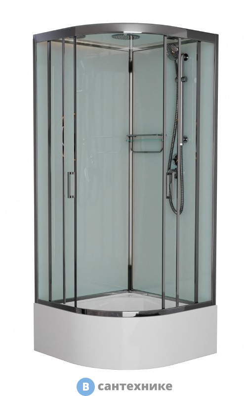 Душевая кабина Frank F400/2 Brilliant высокий поддон