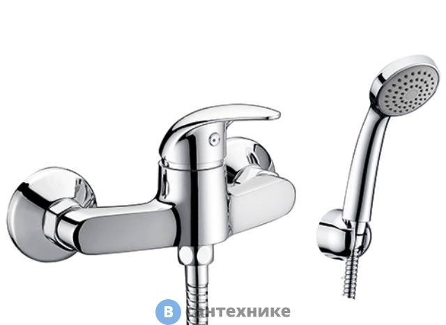 Смеситель WasserKRAFT Isen 2602 для душа латунь, хромоникелевое покрытие