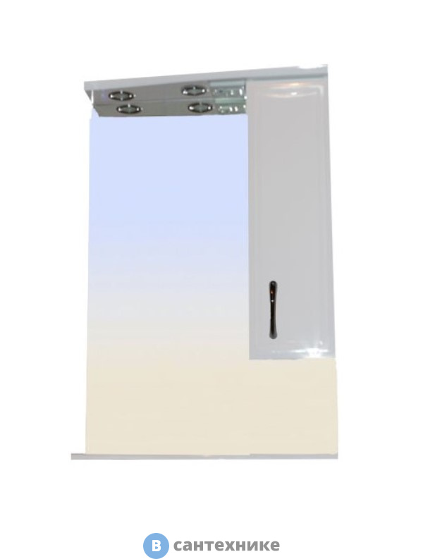 Зеркало Loranto Коралл-60 прав. (600*825*160) (CS00025723)