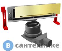 Душевой лоток Pestan Confluo Premium Wall Gold 13100061