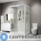 картинка Душевая кабина Niagara Standart ST120/90/15Q (120х90х215) прямоугольник, поддон 15 см, распашная, проф. белый