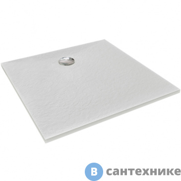 картинка Душевой поддон Jacob Delafon TOLBIAC E6D328RU-WPM из искуственного камня 100 х 100 белый, без сифона