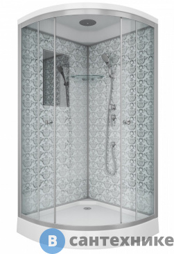 картинка Душевая кабина Niagara NG-7701W (900x900x2100)